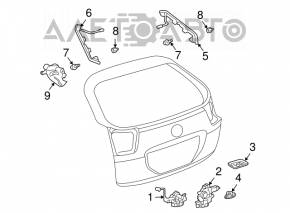 Привод мотор двери багажника Lexus RX300 RX330 RX350 RX400h 04-09