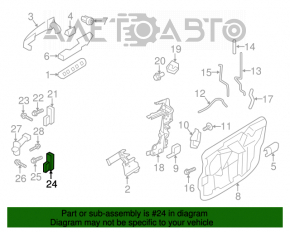 Петля двери нижняя передняя правая Ford Flex 09-19