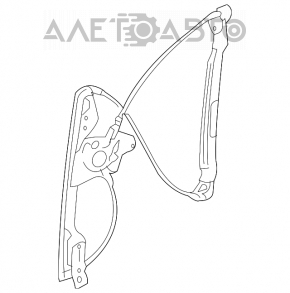 Geam electric cu motor fata dreapta Ford Flex 09-19