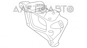 Suportul de montare a pernei motorului Ford Flex 09-12