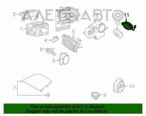 Difuzor spate dreapta Ford Flex 09-19