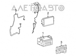 Panoul de control al navigației Ford Flex 09-12 pre-restilizare