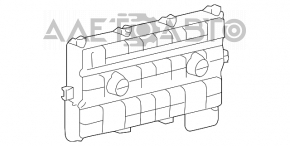 Panoul de control al navigației Ford Flex 09-12 pre-restilizare