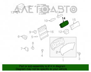 Управление климат-контролем Ford Flex 09-19 1 зона