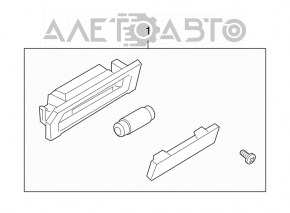 Lumina spate stânga a barei de protecție Ford Flex 09-19