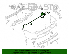 Bara spate pentru Ford Flex 09-12 fără carlig de remorcare.