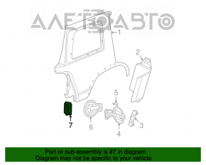 Placa de ventilație stânga Ford Ecosport 18-22