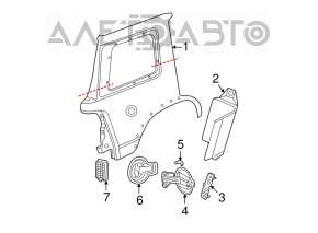 Grila de ventilatie stanga superioara Ford Ecosport 18-22