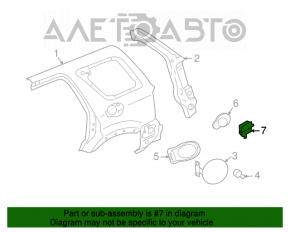 Grila de ventilatie dreapta fata pentru Ford Flex 09-19