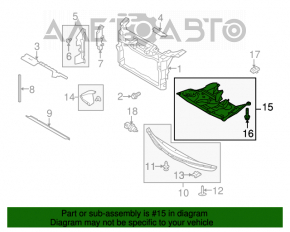 Protecția motorului Ford Flex 09-12 pre-restyling