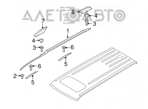 Barele longitudinale Ford Flex 09-19