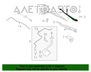 Leash stânga a fărașului Ford Flex 09-19