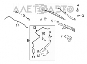 Leash stânga a fărașului Ford Flex 09-19