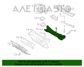 Paletă de ștergătoare metalice Ford Flex 09-12 pre-restilizare