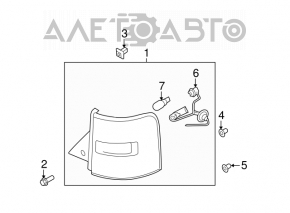 Lampa stânga Ford Flex 09-12 cu LED-uri