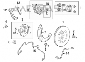 Rulment roata fata dreapta Ford Flex 09-19