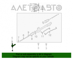 Cap de bara stânga Ford Flex 10-15