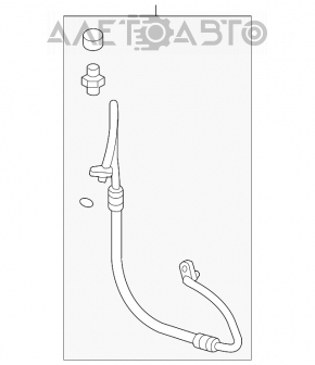 Teava aer conditionat compresor-incalzitor Hyundai Elantra UD 11-16 nou original OEM