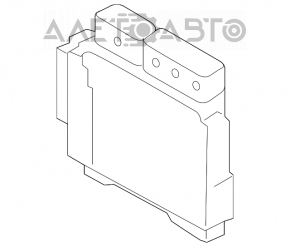 Blocul ECU al calculatorului motorului Hyundai Elantra UD 11-13 pre-restilizare.