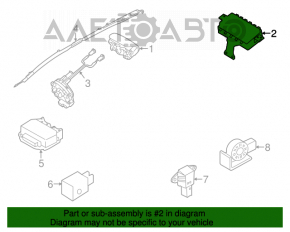 Подушка безопасности airbag пассажирская в торпеде Hyundai Elantra UD 11-16