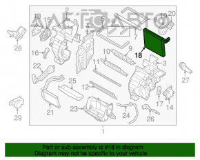 Evaporator Hyundai Elantra UD 11-16