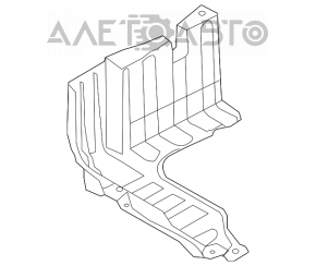 Protecția motorului lateral dreapta Hyundai Elantra UD 11-15