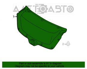 Capacul portbagajului Hyundai Elantra UD 11-16