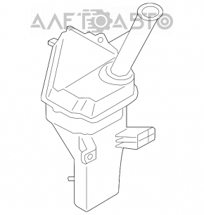 Бачок омывателя Hyundai Elantra UD 11-13 дорест с крышкой