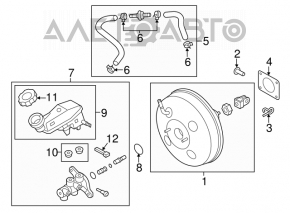 Amplificator de vid Hyundai Elantra UD 11-16