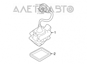 Camera de vizionare spate pentru Hyundai Elantra UD 11-16