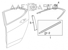 Capac usa spate stanga Acura TLX 15-