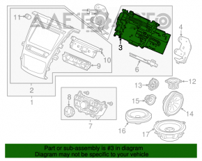 Calculator de navigație Acura TLX 15-