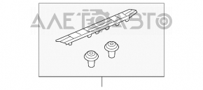 Capac prag dreapta fata Acura TLX 15- negru cu o insertie cromata