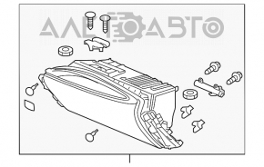 Перчаточный ящик, бардачок Acura TLX 15-17 дорест