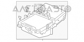 Centru de consolă cu cotieră pentru Acura TLX 15-