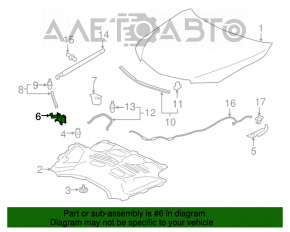 Capota de la Acura TLX 15-17 este blocată