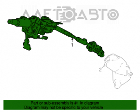 Рулевая колонка Acura TLX 15-17 FWD дорест
