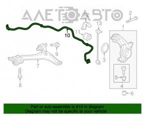 Stabilizatorul frontal Acura TLX 15- FWD