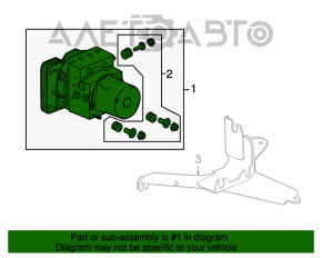 ABS ABS Acura TLX 15-17 2.4 pre-restilizare