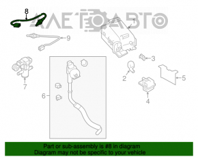 Sonda lambda dreapta prima Infiniti Q50 16- 3.0