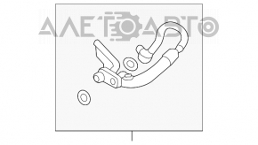 Bobina de condensare a compresorului de aer condiționat Infiniti Q50 16- 3.0