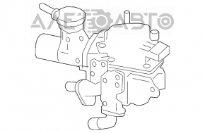 Corpul termostatului asamblat pentru Infiniti Q50 16- 3.0