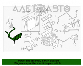 Радиатор отопителя печки Infiniti Q50 14-