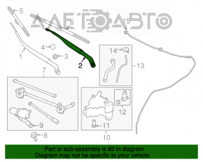 Harnasamentul stâng al măturătorului Infiniti Q50 14-