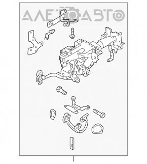 Coloana de direcție Infiniti Q50 14-19 cu control adaptiv.