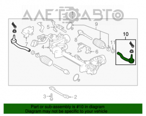 Capăt de direcție dreapta Infiniti Q50 14-