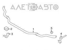 Stabilizatorul frontal Infiniti Q50 14- RWD