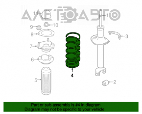 Arc spate dreapta Infiniti Q50 14-