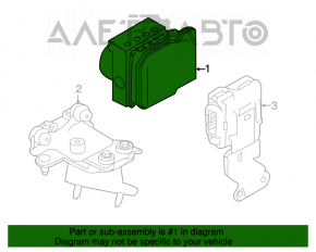 ABS ABS Infiniti Q50 16- 3.0 RWD