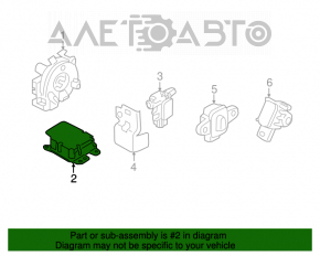 Modulul airbag SRS pentru computerul airbag-urilor de siguranță Infiniti Q50 17-